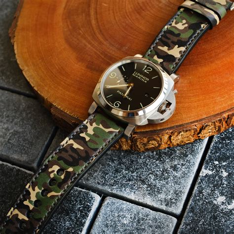 panerai camo strap|rubber straps for panerai watch.